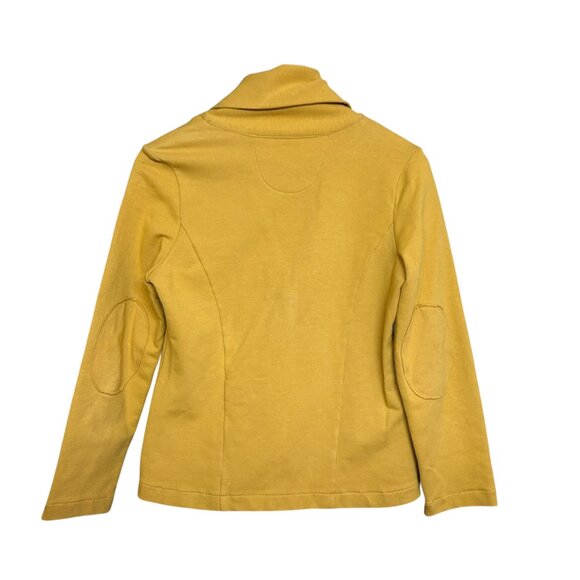 Neon Buddha Mustard Chunky Button Front Blazer Jacket Size S - Picture 6 of 7